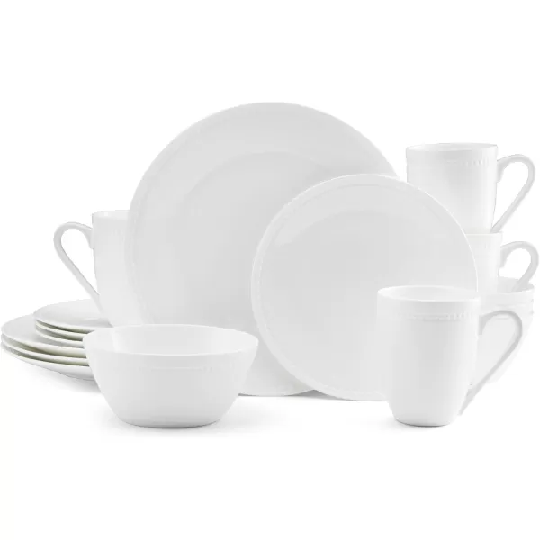 Mikasa Ciara 16-Piece Dinnerware Set, Ciara, Service for 4, 2.3