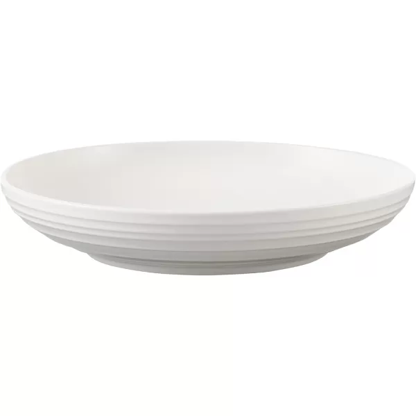 Mikasa Ciara Chip Resistant Set of 4 Pasta Bowls Set, 8-inch,White