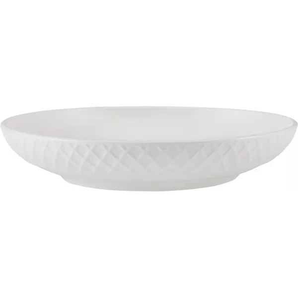Mikasa Ciara Chip Resistant Set of 4 Pasta Bowls Set, 8-inch,White