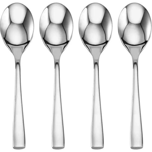 Mikasa Delano Black Satin 20-Piece Stainless Steel Flatware Set, Service for 4