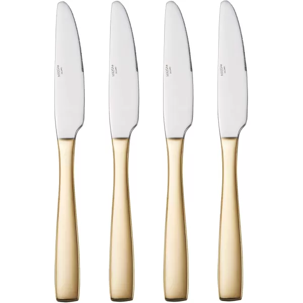Mikasa Delano Black Satin 20-Piece Stainless Steel Flatware Set, Service for 4