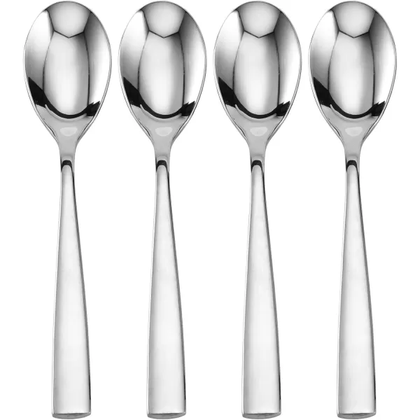 Mikasa Delano Black Satin 20-Piece Stainless Steel Flatware Set, Service for 4