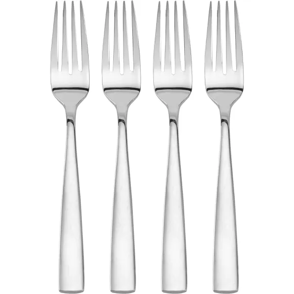 Mikasa Delano Black Satin 20-Piece Stainless Steel Flatware Set, Service for 4