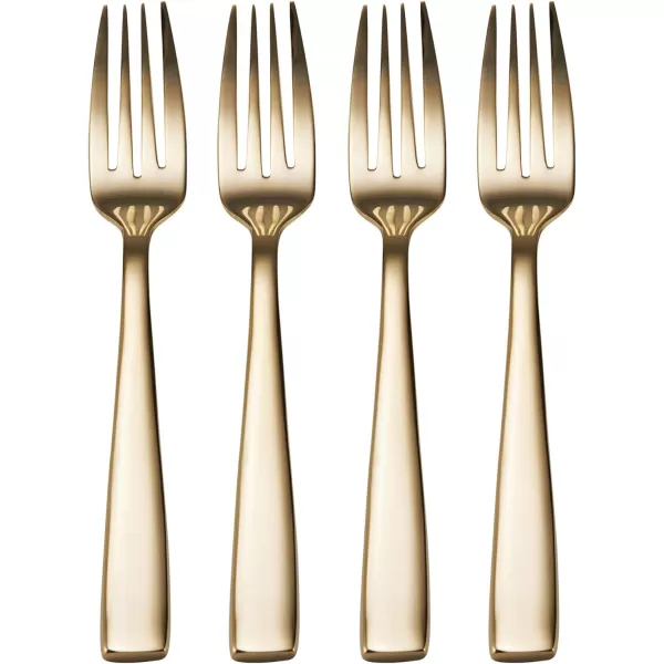 Mikasa Delano Black Satin 20-Piece Stainless Steel Flatware Set, Service for 4