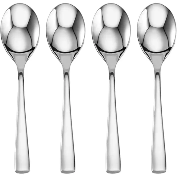Mikasa Delano Black Satin 20-Piece Stainless Steel Flatware Set, Service for 4