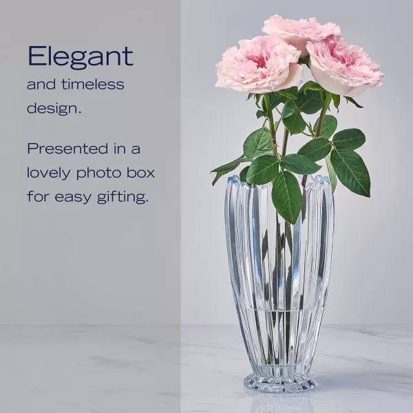 Mikasa Estate Crystal Vase, Clear