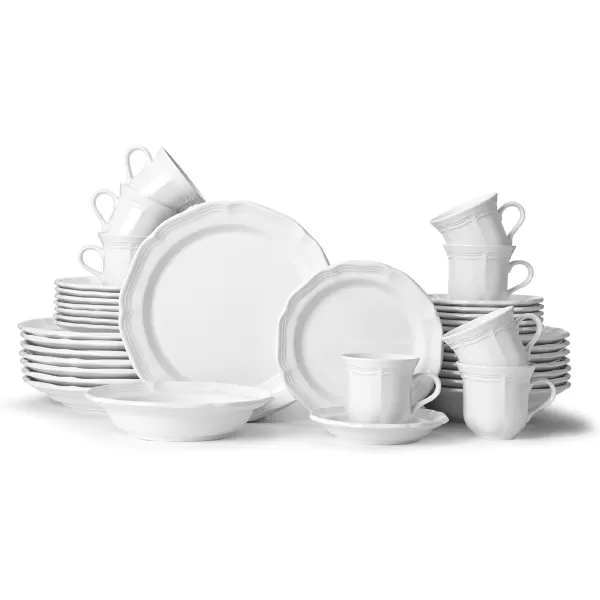 Mikasa French Countryside 5-Piece Place Setting, White