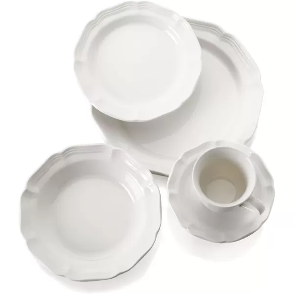 Mikasa French Countryside 5-Piece Place Setting, White