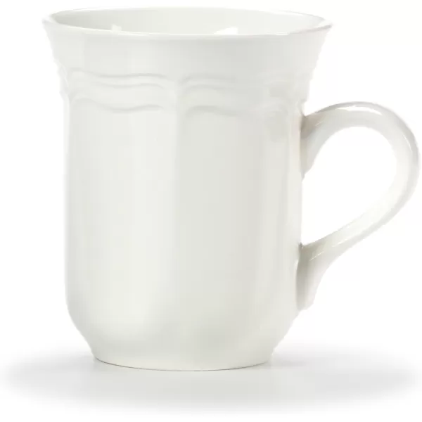 Mikasa French Countryside Mug,s , White , Set of 4 - F9000-415