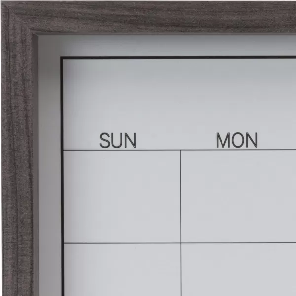 Mikasa Gold Framed Calendar White Cork Board Combo, Includes 5 Tacks and 1 Marker, 24x19