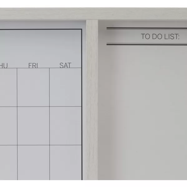 Mikasa Gold Framed Calendar White Cork Board Combo, Includes 5 Tacks and 1 Marker, 24x19