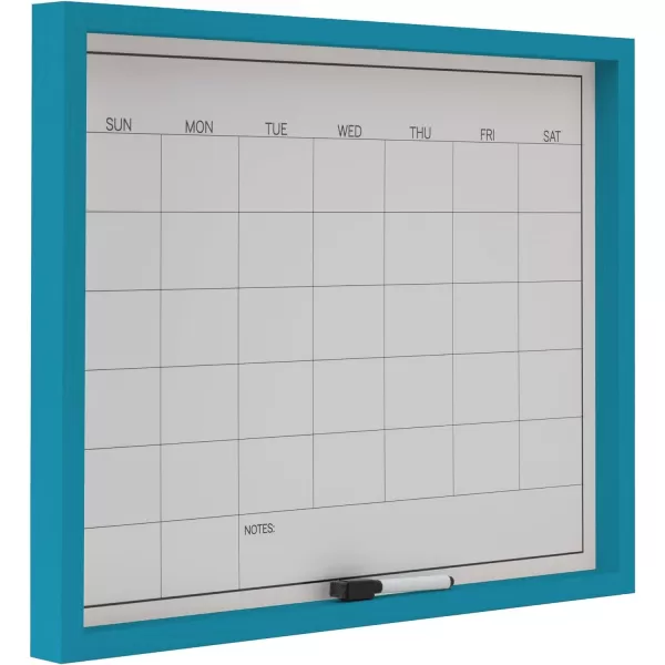 Mikasa Gold Framed Calendar White Cork Board Combo, Includes 5 Tacks and 1 Marker, 24x19