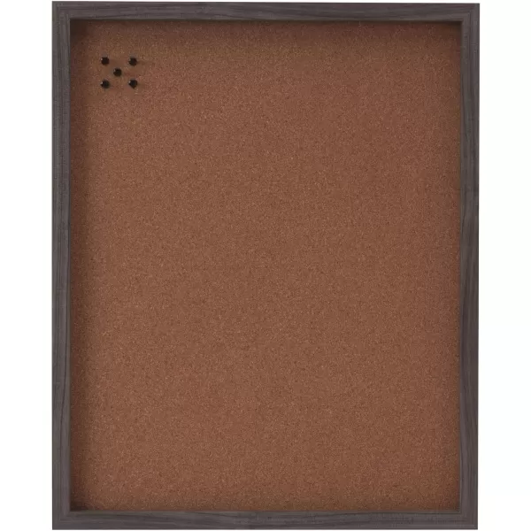 Mikasa Gold Framed Calendar White Cork Board Combo, Includes 5 Tacks and 1 Marker, 24x19