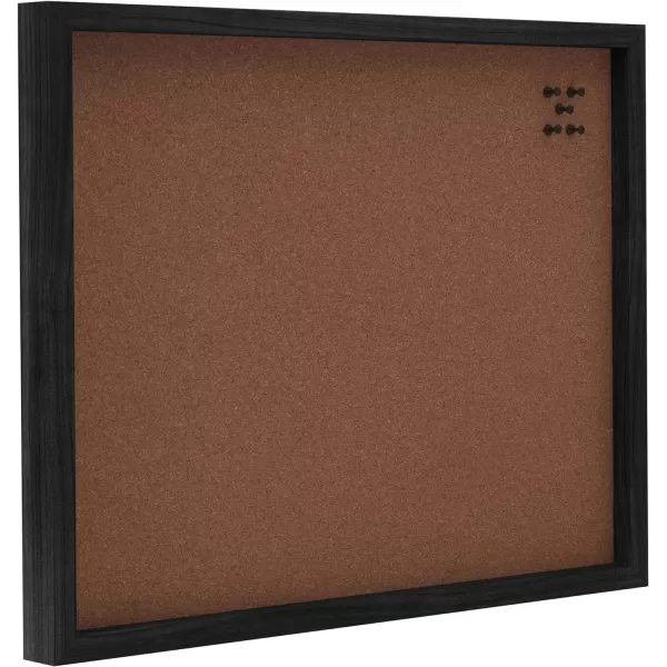 Mikasa Gold Framed Calendar White Cork Board Combo, Includes 5 Tacks and 1 Marker, 24x19