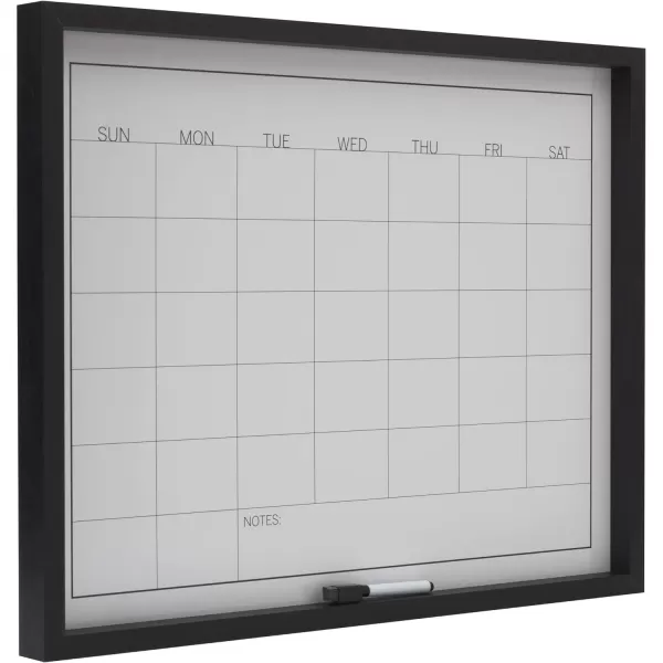 Mikasa Gold Framed Calendar White Cork Board Combo, Includes 5 Tacks and 1 Marker, 24x19