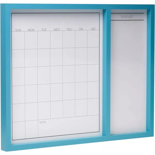 Mikasa Gold Framed Calendar White Cork Board Combo, Includes 5 Tacks and 1 Marker, 24x19