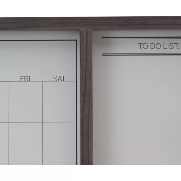 Mikasa Gold Framed Calendar White Cork Board Combo, Includes 5 Tacks and 1 Marker, 24x19