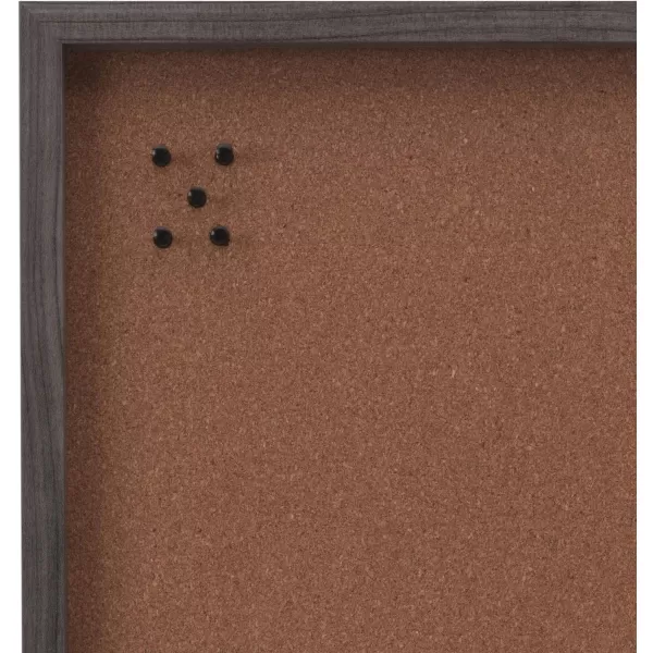 Mikasa Gold Framed Calendar White Cork Board Combo, Includes 5 Tacks and 1 Marker, 24x19