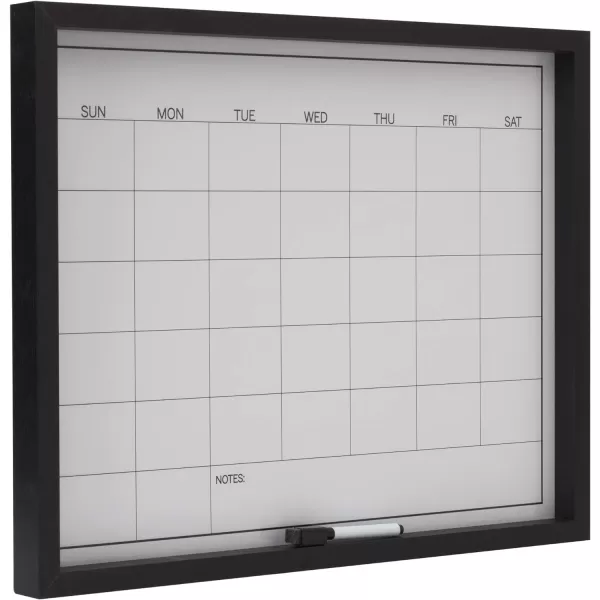 Mikasa Gold Framed Calendar White Cork Board Combo, Includes 5 Tacks and 1 Marker, 24x19