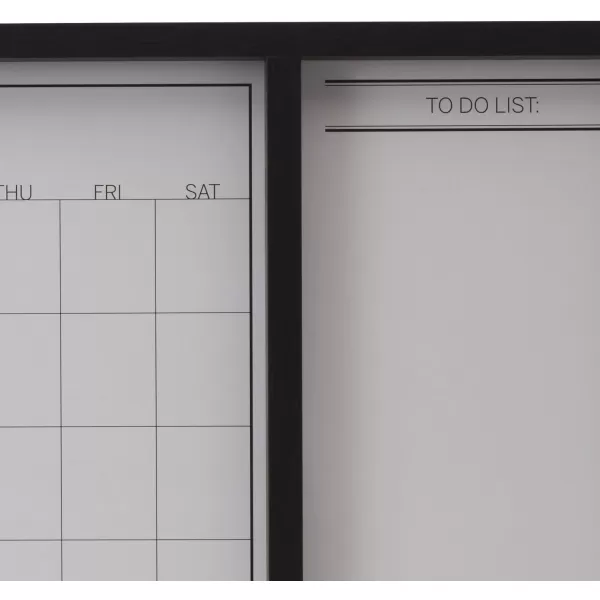 Mikasa Gold Framed Calendar White Cork Board Combo, Includes 5 Tacks and 1 Marker, 24x19