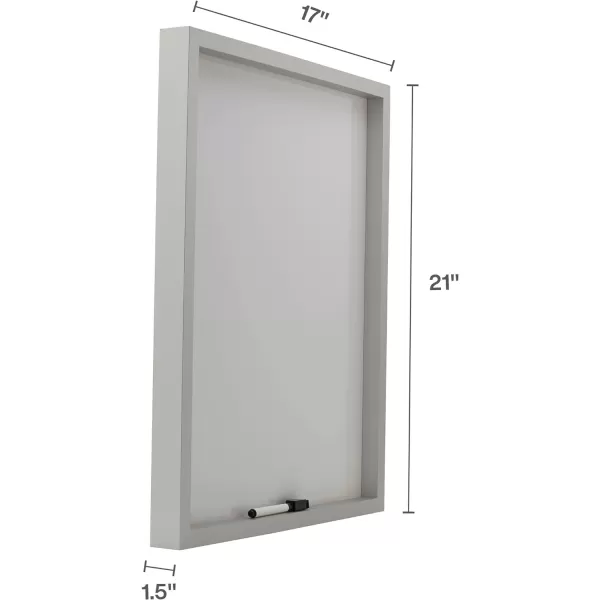 Mikasa Gold Framed Calendar White Cork Board Combo, Includes 5 Tacks and 1 Marker, 24x19