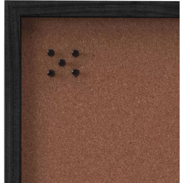 Mikasa Gold Framed Calendar White Cork Board Combo, Includes 5 Tacks and 1 Marker, 24x19