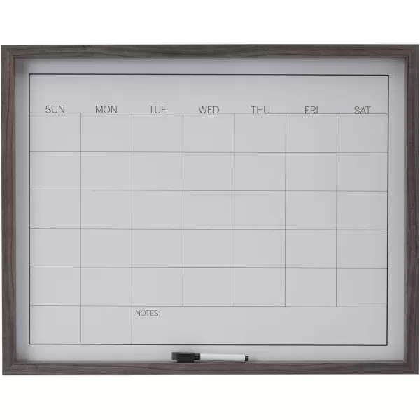 Mikasa Gold Framed Calendar White Cork Board Combo, Includes 5 Tacks and 1 Marker, 24x19
