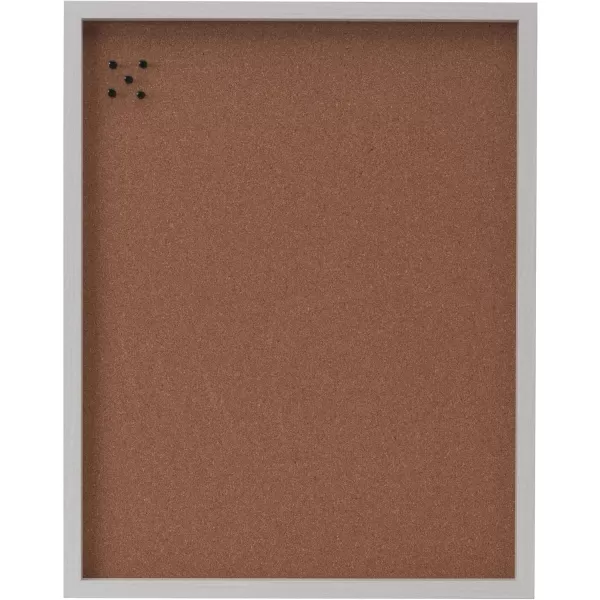 Mikasa Gold Framed Calendar White Cork Board Combo, Includes 5 Tacks and 1 Marker, 24x19
