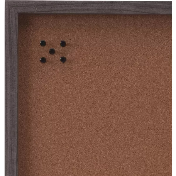 Mikasa Gold Framed Calendar White Cork Board Combo, Includes 5 Tacks and 1 Marker, 24x19