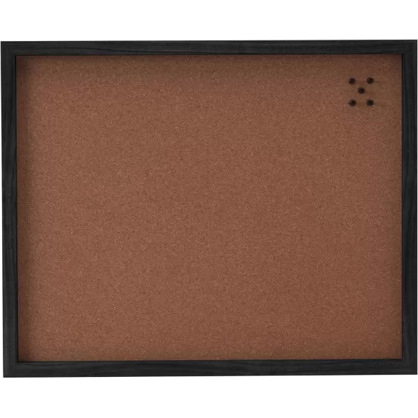 Mikasa Gold Framed Calendar White Cork Board Combo, Includes 5 Tacks and 1 Marker, 24x19