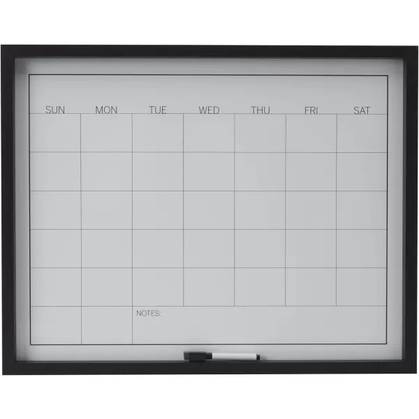 Mikasa Gold Framed Calendar White Cork Board Combo, Includes 5 Tacks and 1 Marker, 24x19