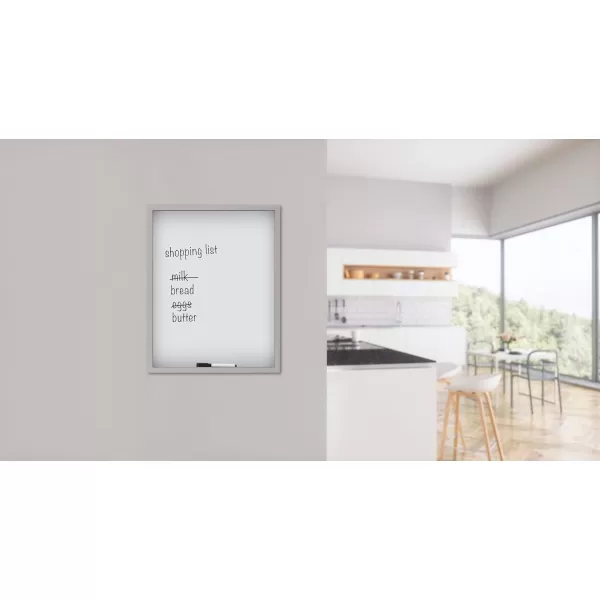 Mikasa Gold Framed Calendar White Cork Board Combo, Includes 5 Tacks and 1 Marker, 24x19