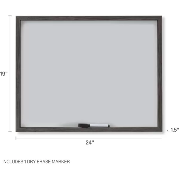 Mikasa Gold Framed Calendar White Cork Board Combo, Includes 5 Tacks and 1 Marker, 24x19