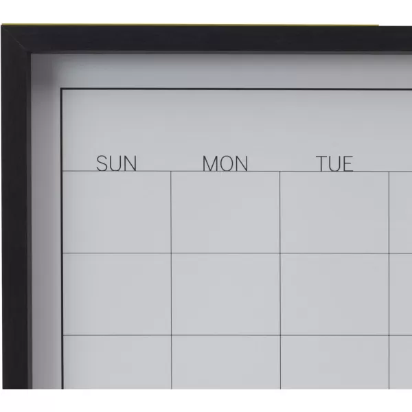 Mikasa Gold Framed Calendar White Cork Board Combo, Includes 5 Tacks and 1 Marker, 24x19