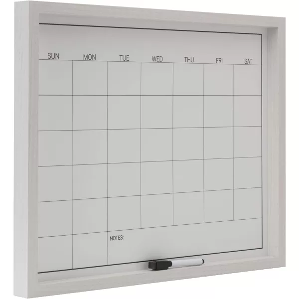 Mikasa Gold Framed Calendar White Cork Board Combo, Includes 5 Tacks and 1 Marker, 24x19