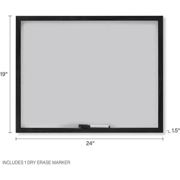 Mikasa Gold Framed Calendar White Cork Board Combo, Includes 5 Tacks and 1 Marker, 24x19