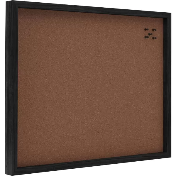 Mikasa Gold Framed Calendar White Cork Board Combo, Includes 5 Tacks and 1 Marker, 24x19