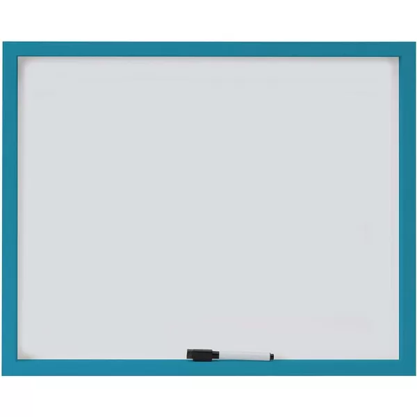 Mikasa Gold Framed Calendar White Cork Board Combo, Includes 5 Tacks and 1 Marker, 24x19