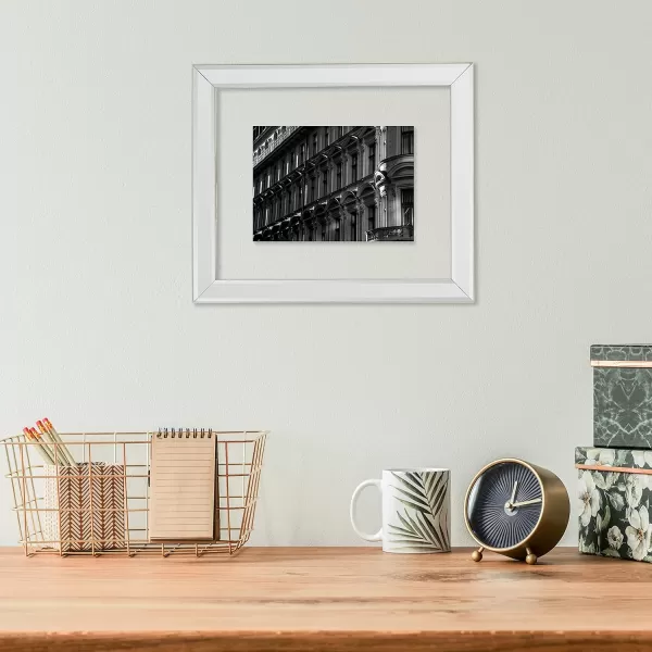 Mikasa Gold Mirrored 16x20 Matted to 11x14 Picture Frames, Horizontal or Vertica Display