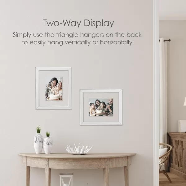 Mikasa Gold Mirrored 16x20 Matted to 11x14 Picture Frames, Horizontal or Vertica Display