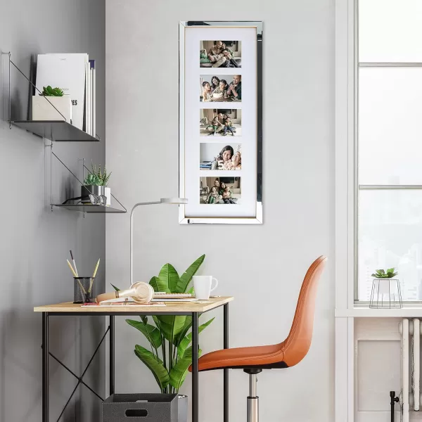 Mikasa Gold Mirrored 16x20 Matted to 11x14 Picture Frames, Horizontal or Vertica Display
