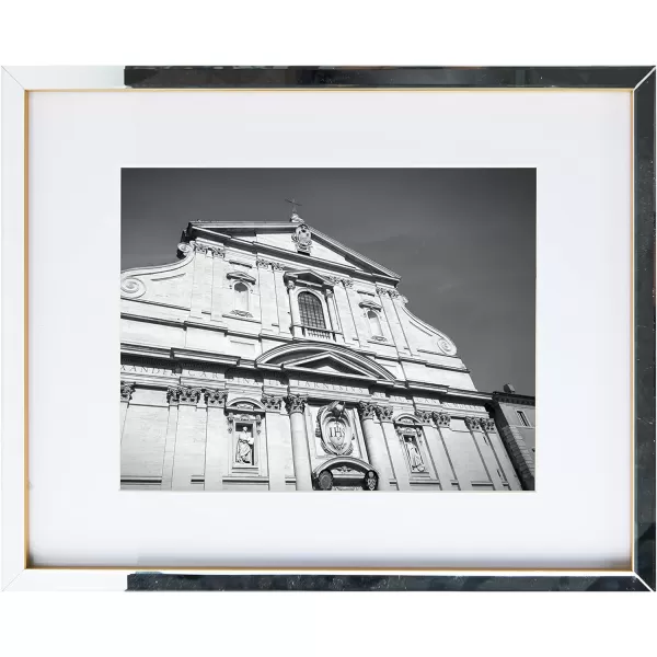 Mikasa Gold Mirrored 16x20 Matted to 11x14 Picture Frames, Horizontal or Vertica Display