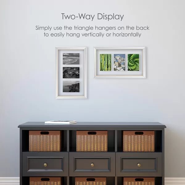 Mikasa Gold Mirrored 16x20 Matted to 11x14 Picture Frames, Horizontal or Vertica Display