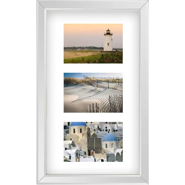 Mikasa Gold Mirrored 16x20 Matted to 11x14 Picture Frames, Horizontal or Vertica Display