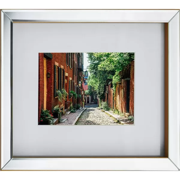 Mikasa Gold Mirrored 16x20 Matted to 11x14 Picture Frames, Horizontal or Vertica Display
