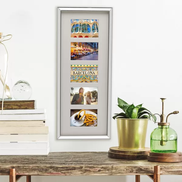 Mikasa Gold Mirrored 16x20 Matted to 11x14 Picture Frames, Horizontal or Vertica Display