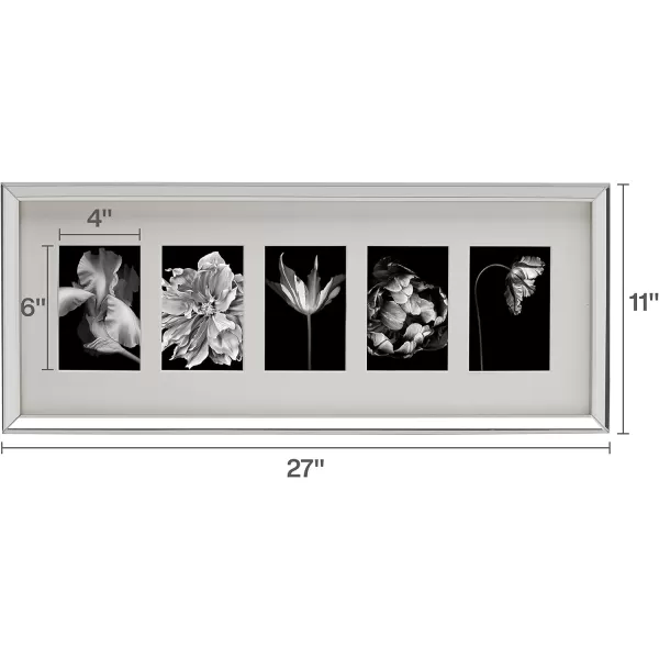 Mikasa Gold Mirrored 16x20 Matted to 11x14 Picture Frames, Horizontal or Vertica Display