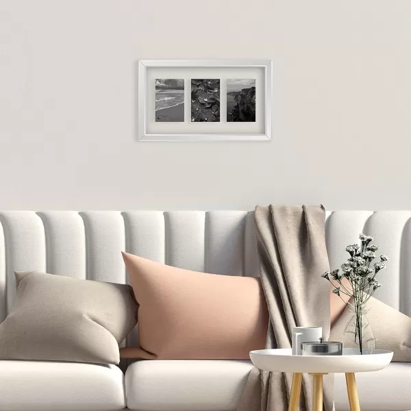 Mikasa Gold Mirrored 16x20 Matted to 11x14 Picture Frames, Horizontal or Vertica Display