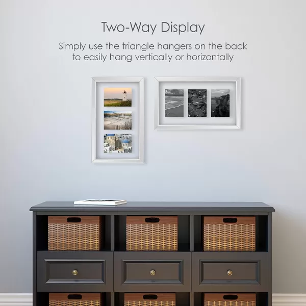 Mikasa Gold Mirrored 16x20 Matted to 11x14 Picture Frames, Horizontal or Vertica Display