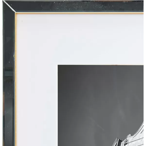 Mikasa Gold Mirrored 16x20 Matted to 11x14 Picture Frames, Horizontal or Vertica Display